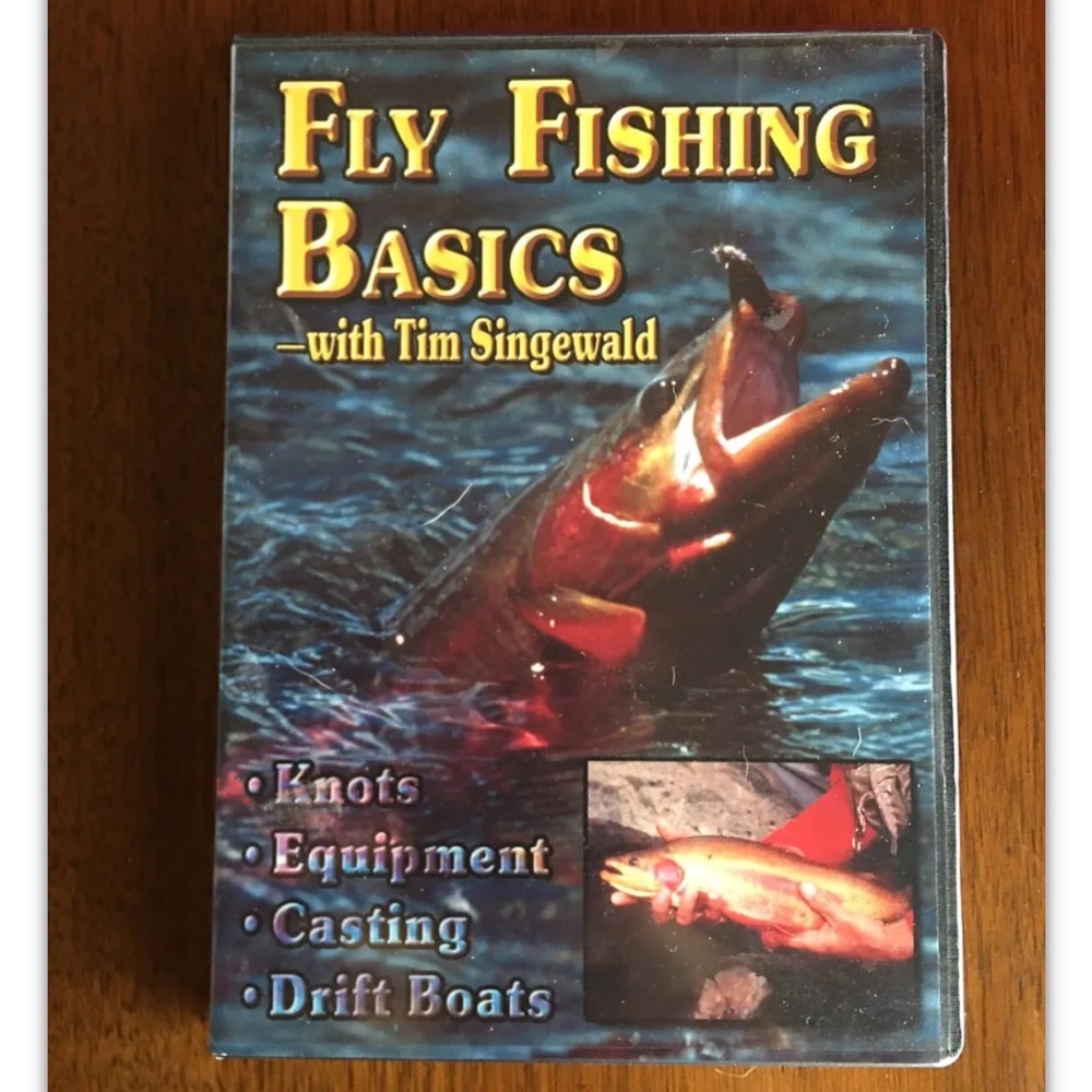 Fly Fishing Basics With Tim Singewald Knots Casting Equipment Drift Boats DVD